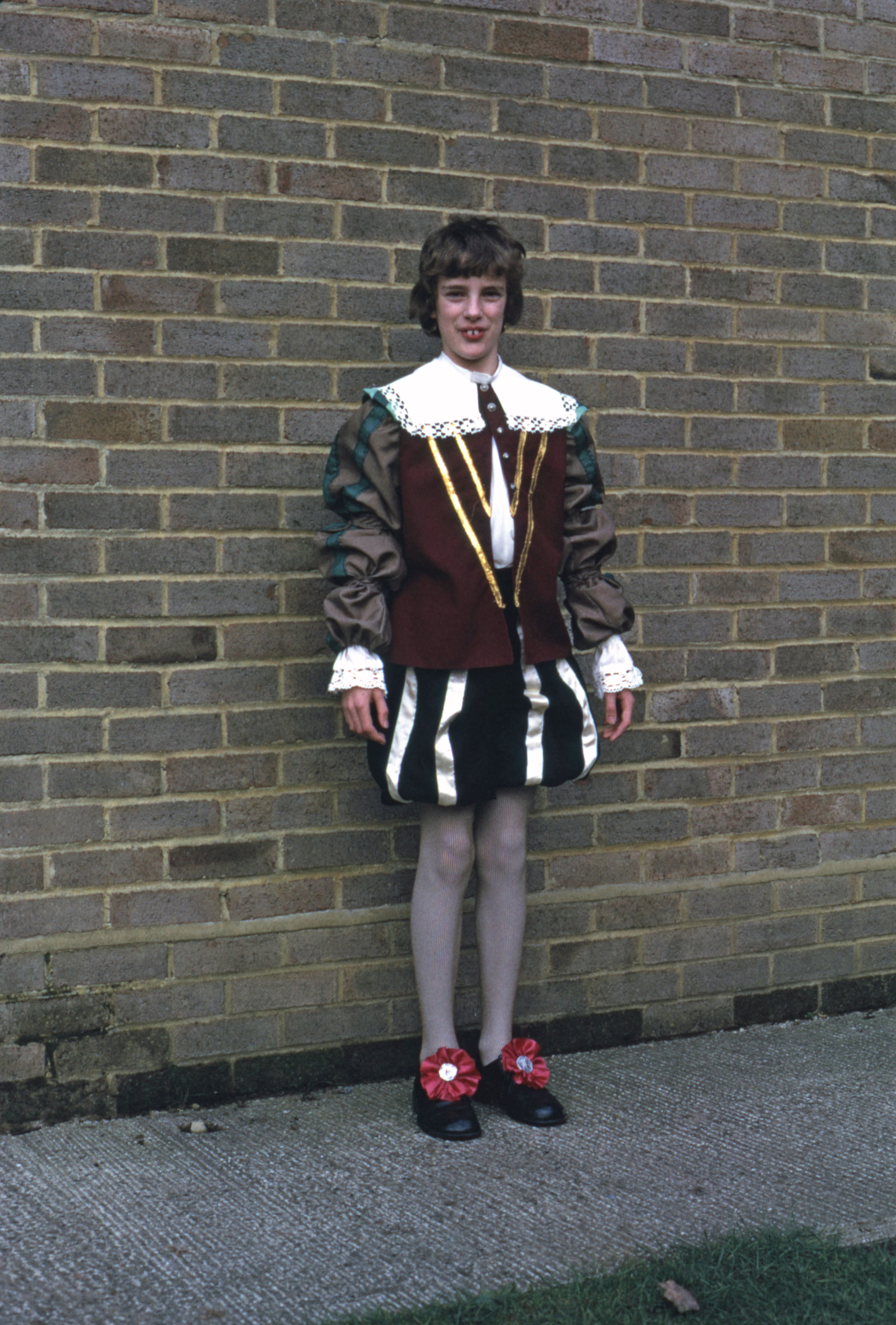 7504725 March 1975 - This time Simon is in the full costume.