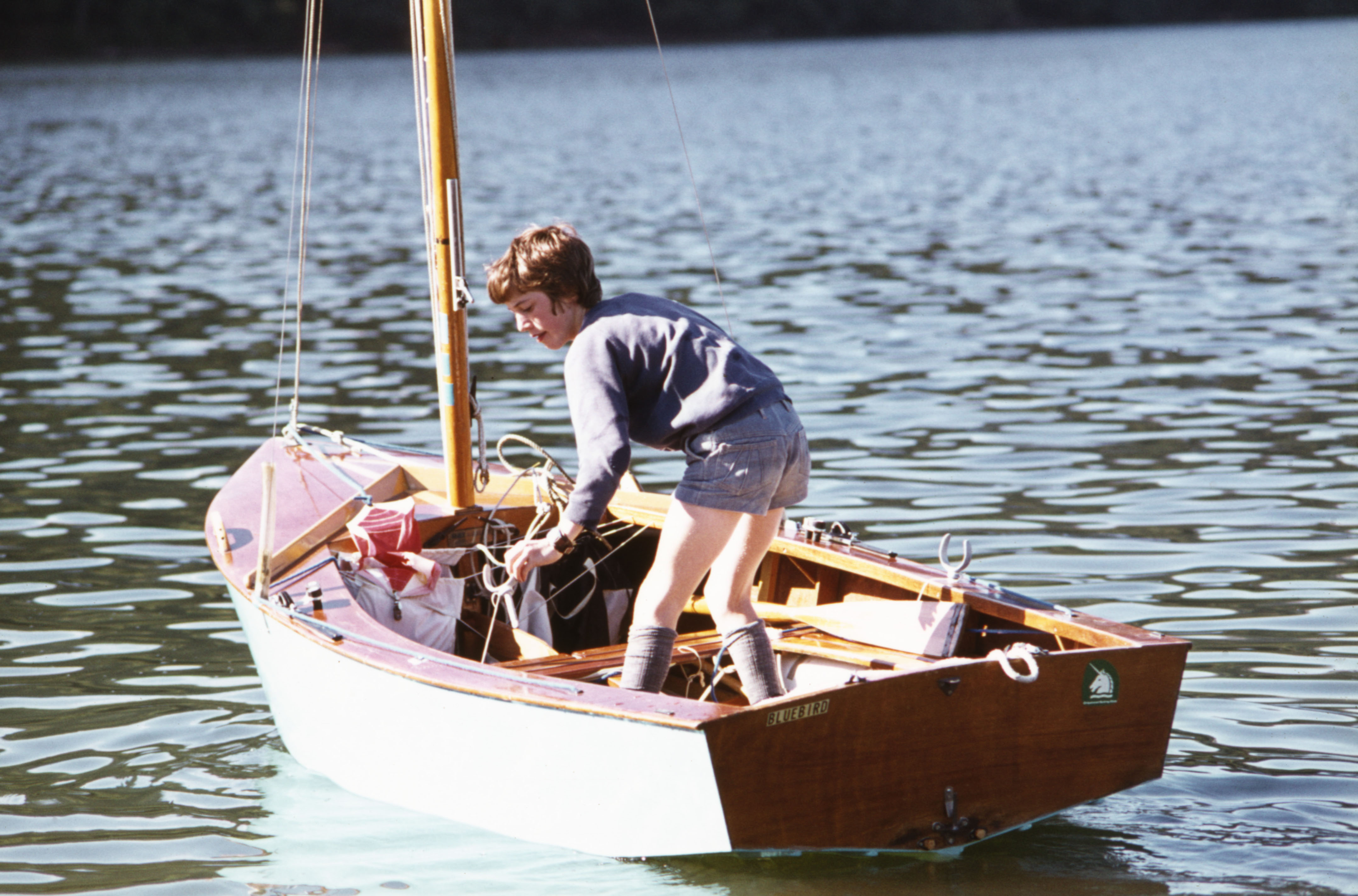 7806205 Jon preparing to row ashore.
