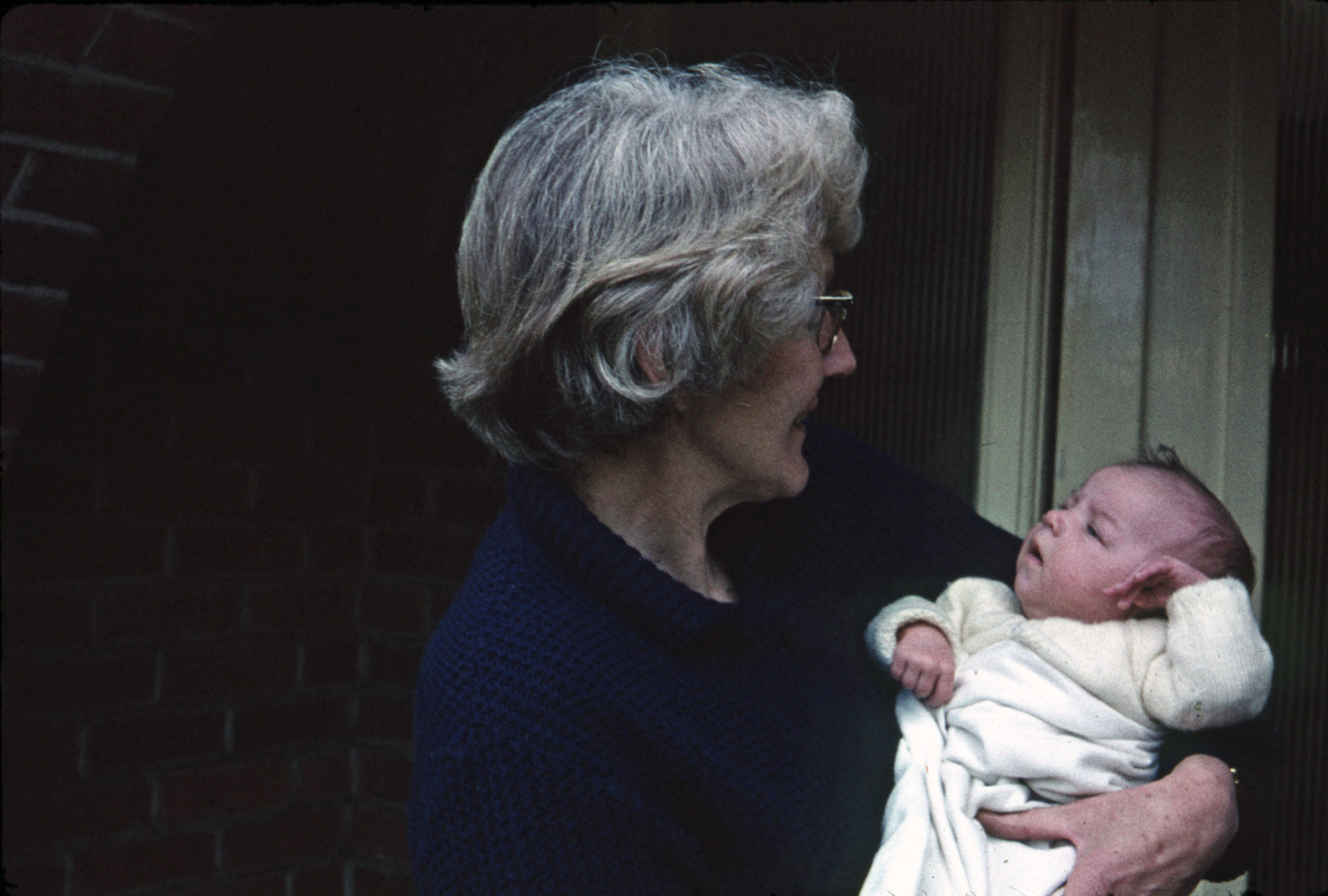 22 April 1962 Joan with Nicola