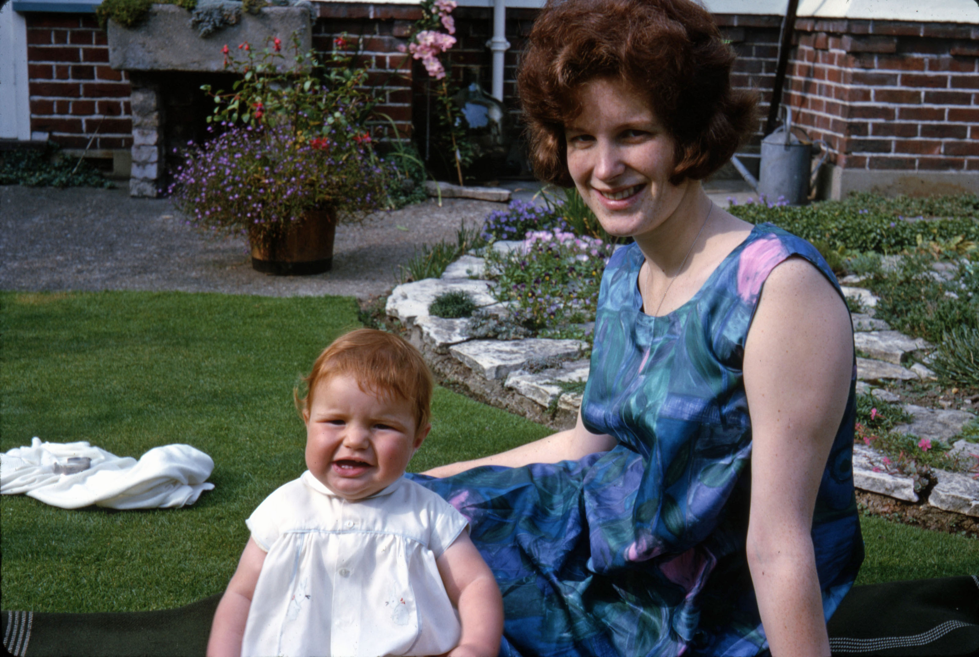 July 1964 Angela with Andrew who is just a month younger than Simon