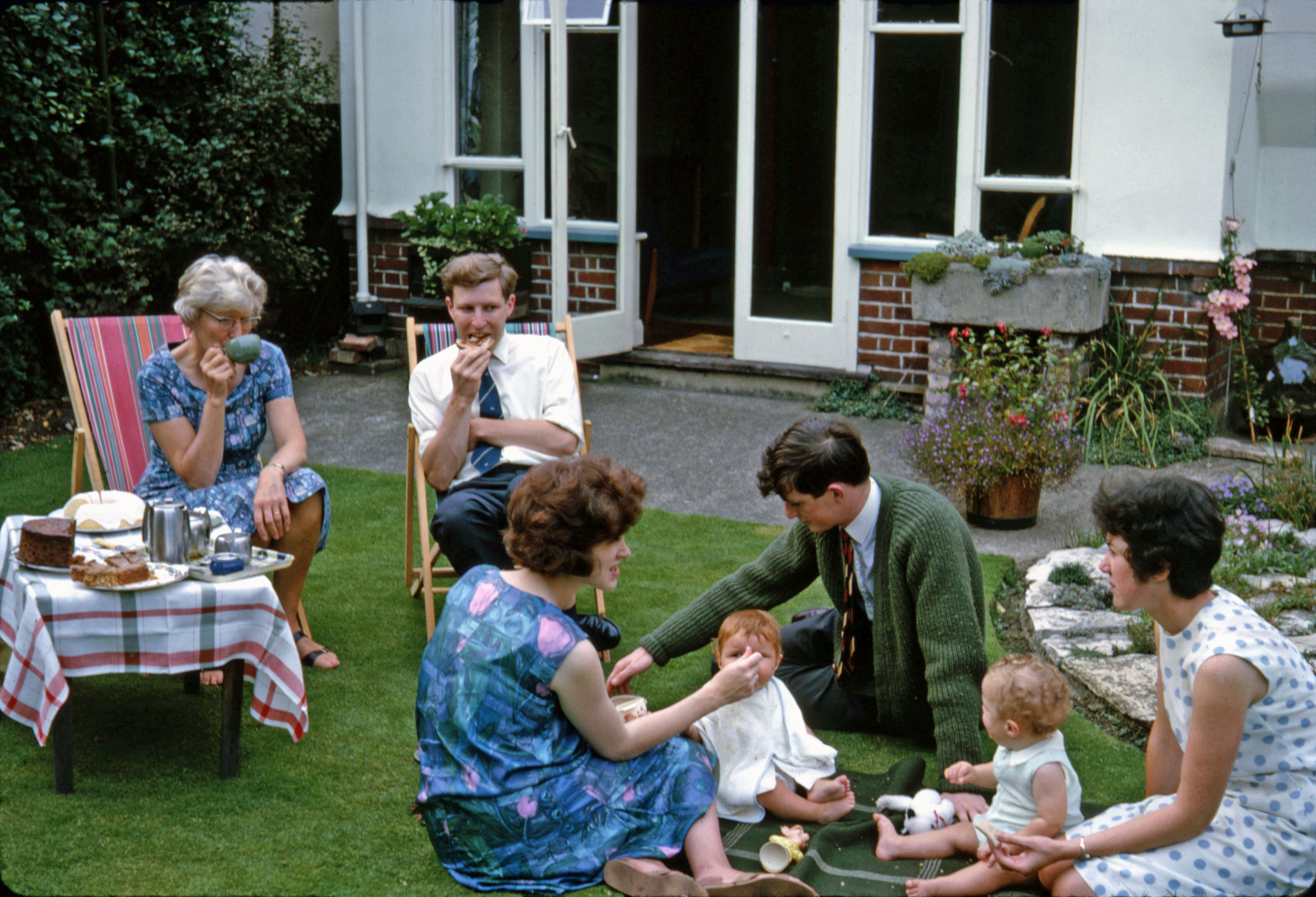 July 1964 Charles, Angela and Andrew with Malcolm, Elizabeth and Simon