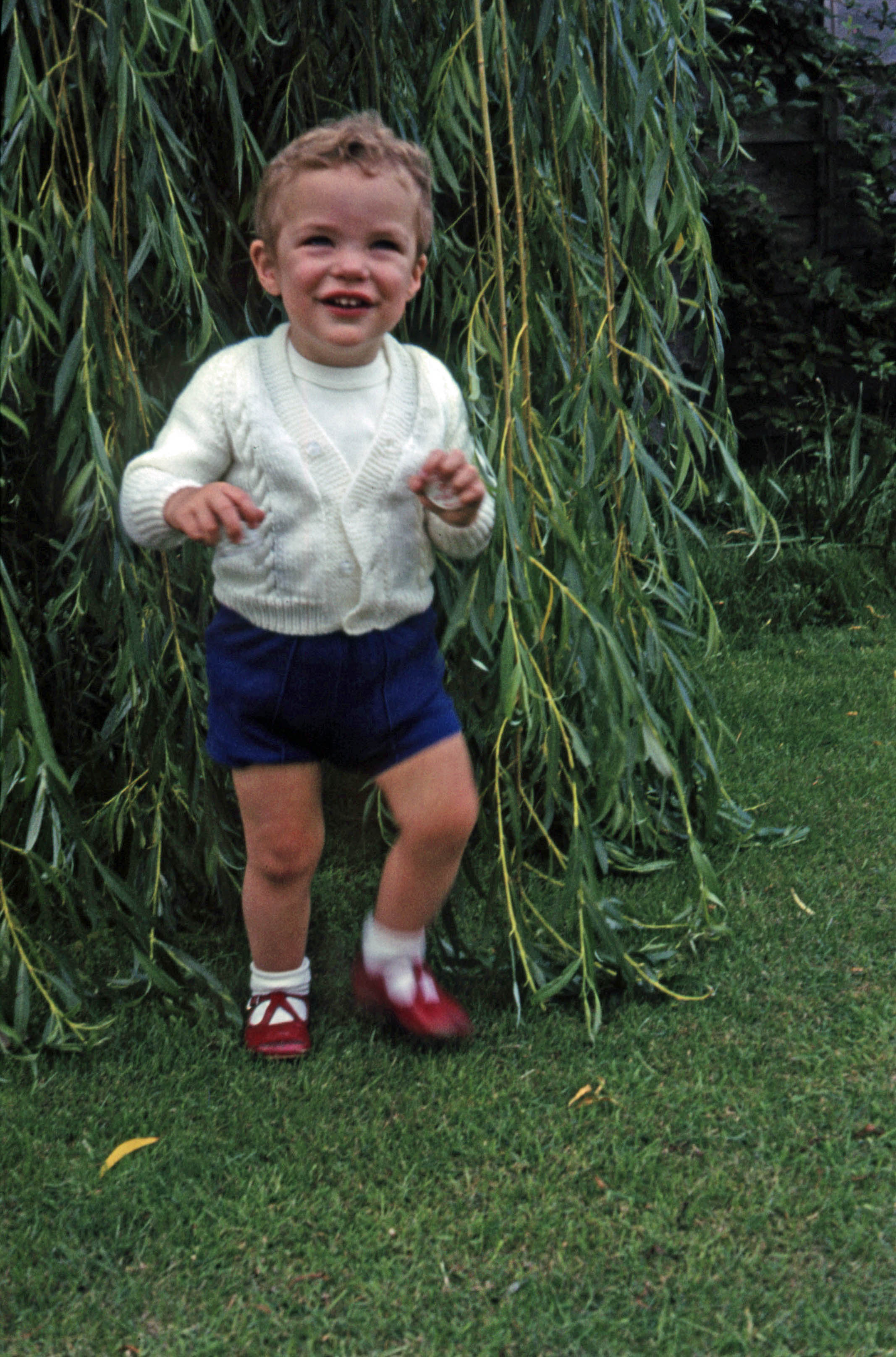 Summer 1965 Simon in the garden at Yateley