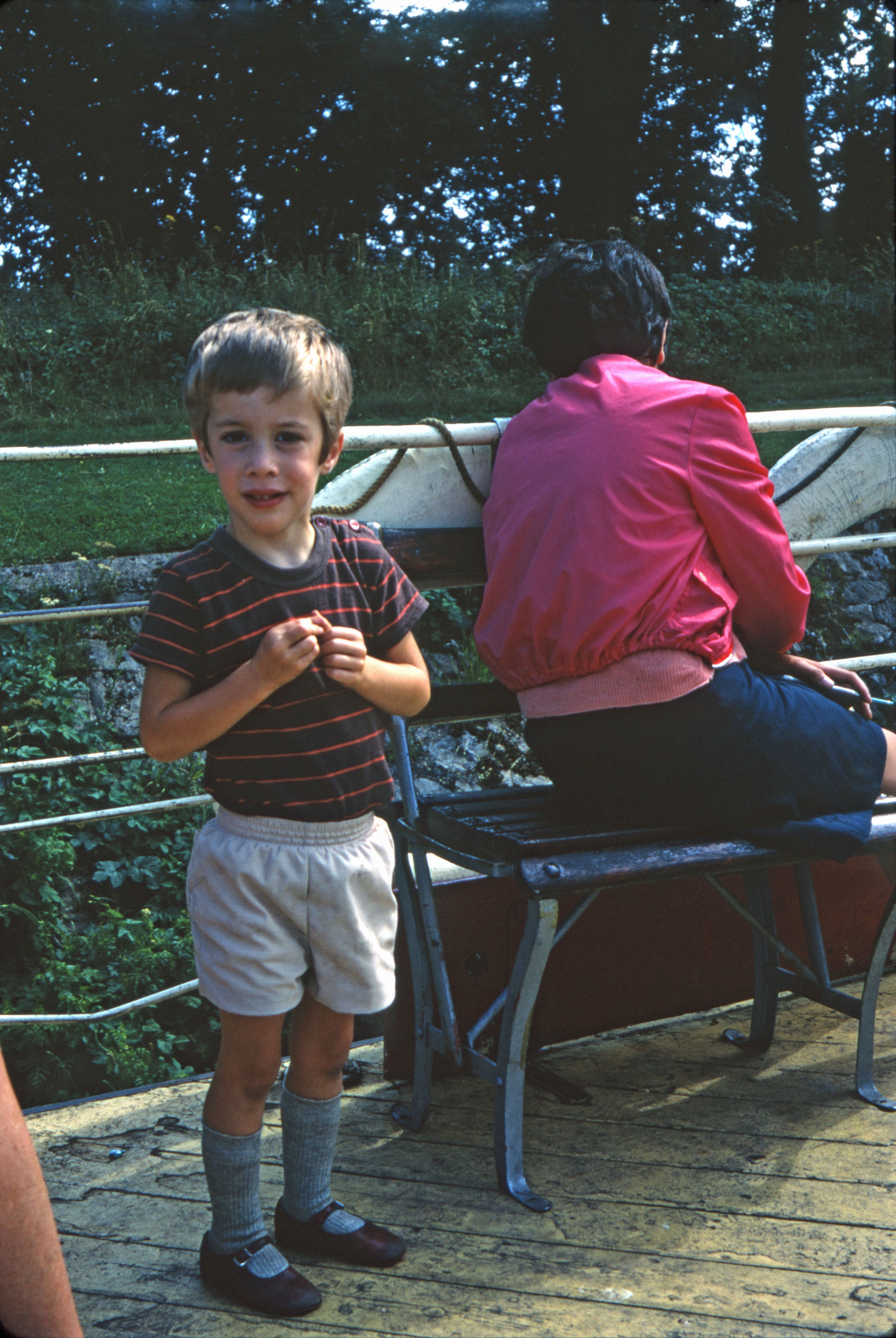 5 Aug 1969 A boat trip for Jonathan's fourth birthday.